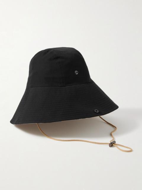 Burberry Cotton-gabardine bucket hat Black