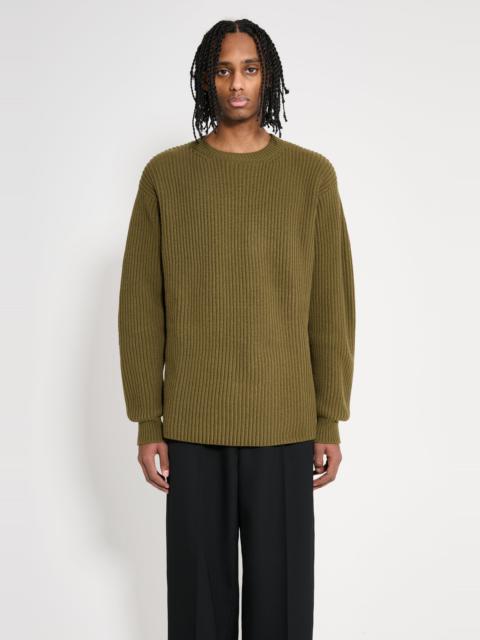Jil Sander JIL SANDER+ LONG SLEEVE JUMPER THYME GREEN