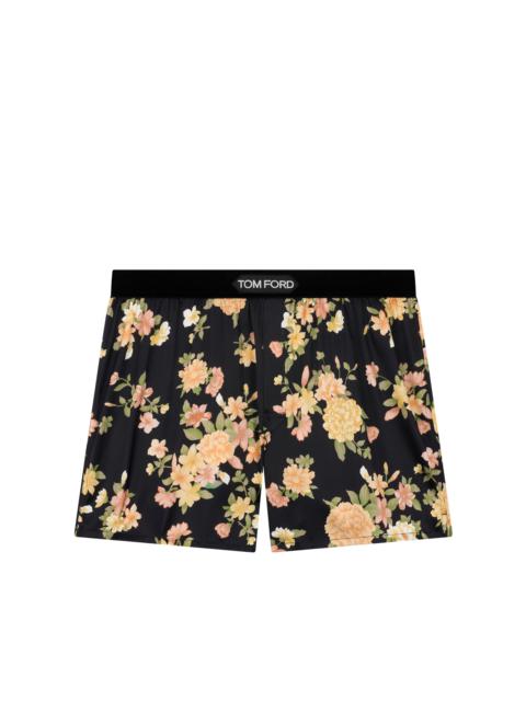 TOM FORD FLORAL SILK BOXERS