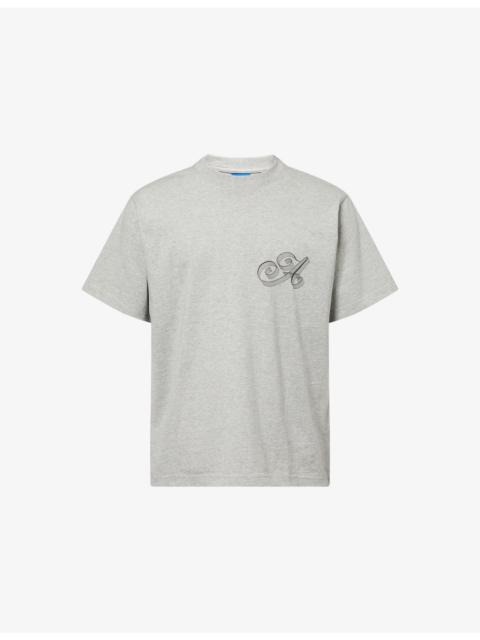 AWAKE NY Script Crewneck Cotton-Jersey T-Shirt