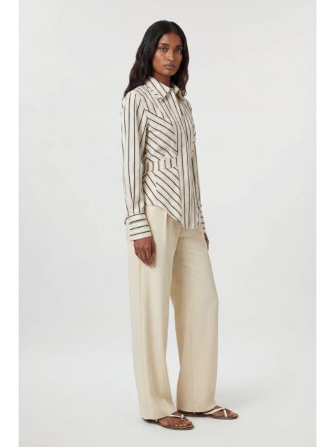 KAREN MILLEN Woven Fitted Buttoned Shirt
