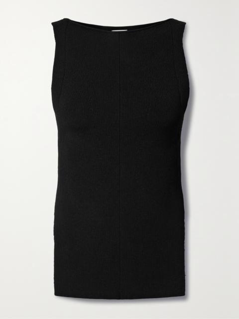 KHAITE Evelyn Ribbed-knit Tank