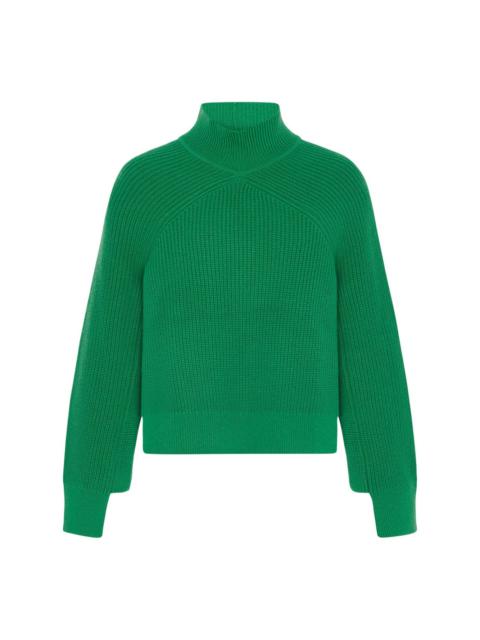 ROSETTA GETTY ribbed panelled sweater