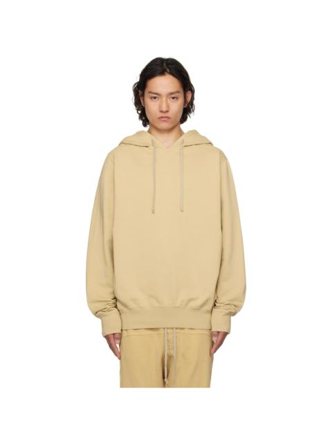 Rick Owens DRKSHDW Beige Hollywood Oversized Hoodie