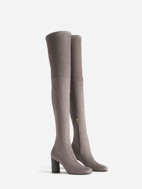 CO Over-the-Knee Heeled Boot in Suede