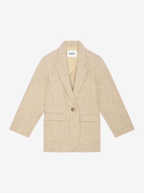 Isabel Marant ADILINKO GRAPHIC WOOL JACKET