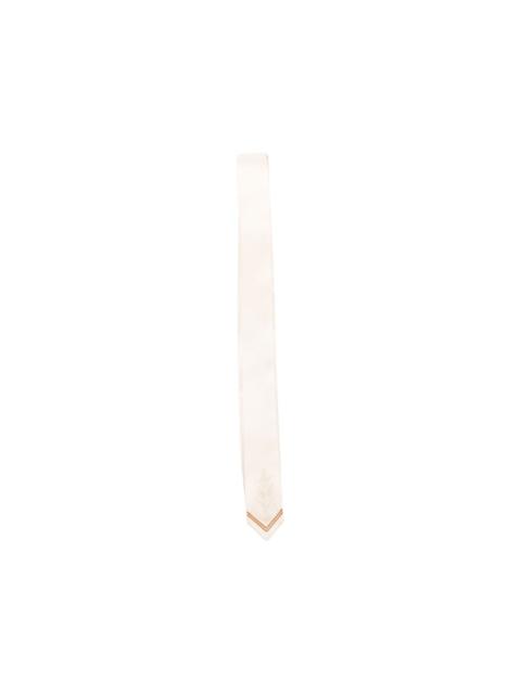 BODE embroidered satin tie