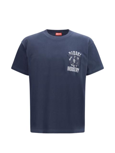 Diesel appliqué T-Norm-V14 appliqué T-shirt