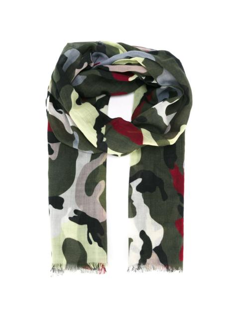 Valentino camouflage scarf