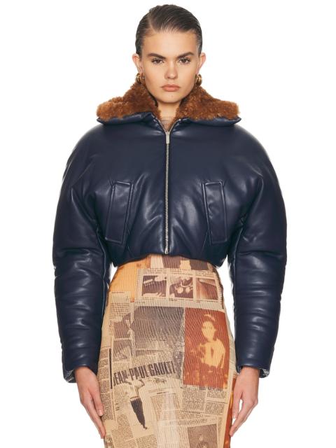ATLEIN Cropped Aviator Jacket