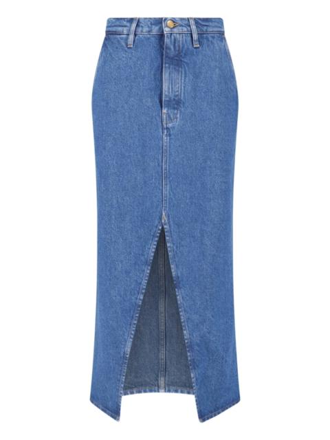 Jil Sander DENIM MIDI SKIRT