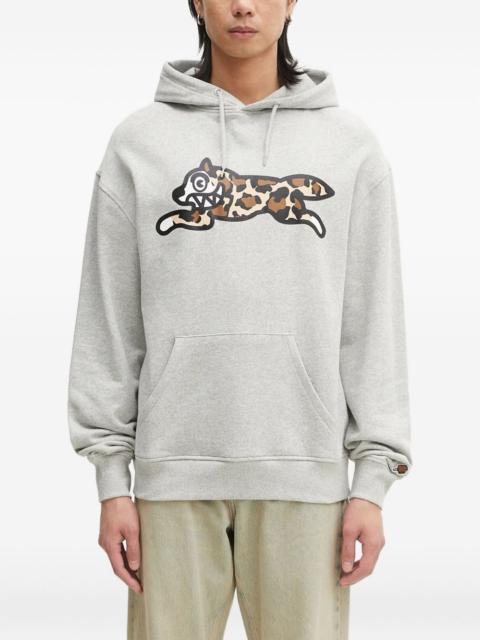 ICECREAM leopard-print hooded sweatshirt