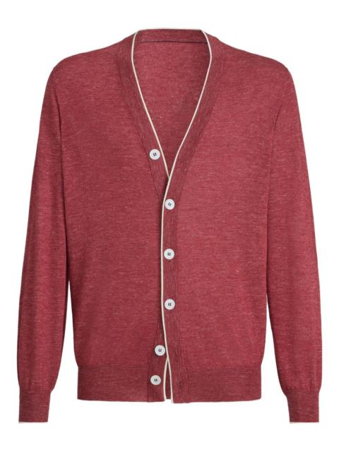 Brunello Cucinelli button-fastening V-neck cardigan