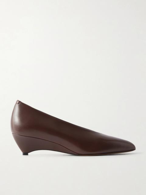 Jil Sander Arc Leather Pumps