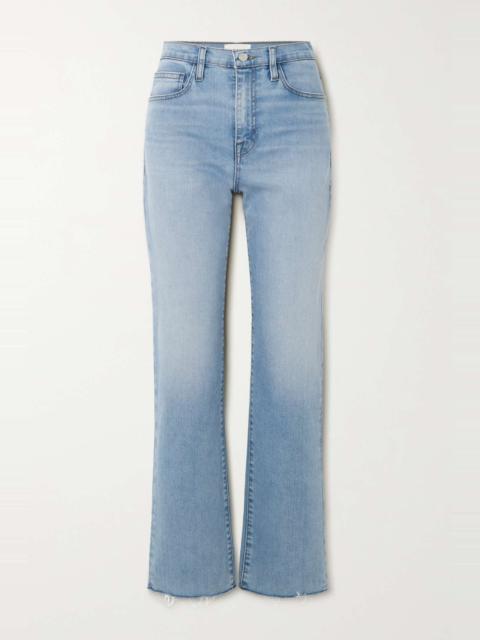 Le Jane Ankle cropped high-rise straight-leg jeans