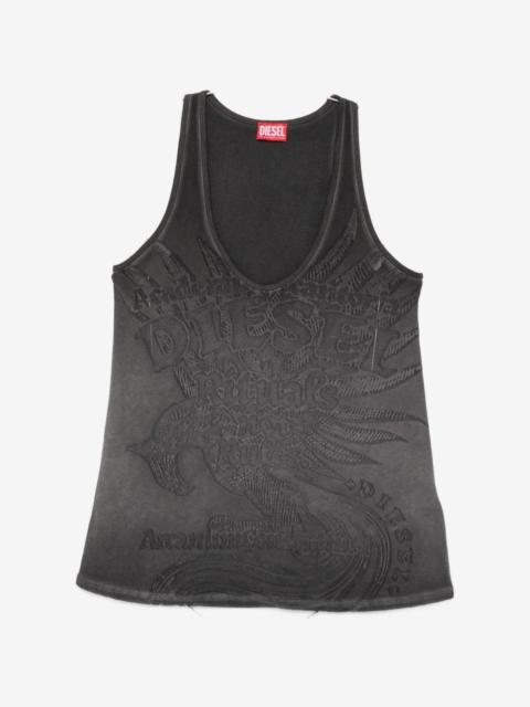 Diesel scoop-neck tank top