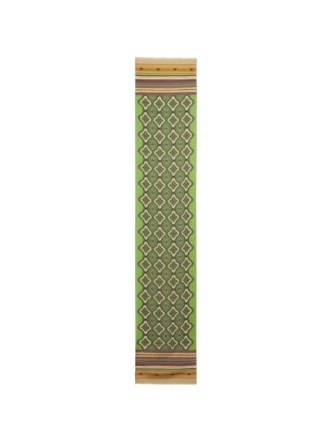 Etro geometric-print silk scarf