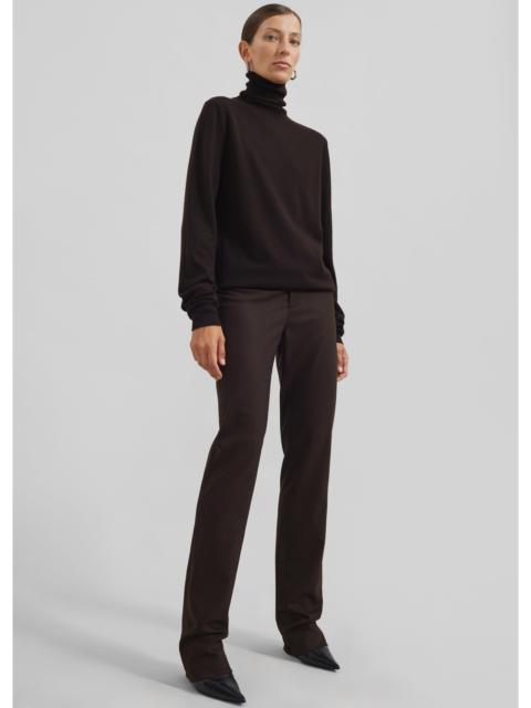 The Frankie Shop Morrison Long Trousers - Brown