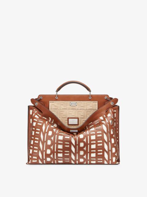 FENDI  Brown leather bag