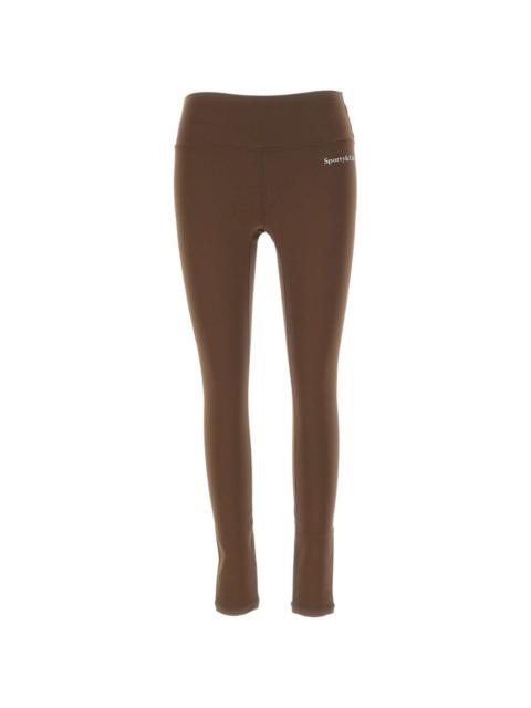 Sporty & Rich logo-print high-rise trousers