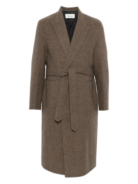 Tonywack belted wrap coat