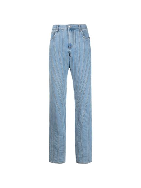 Snow Spiral straight-leg jeans