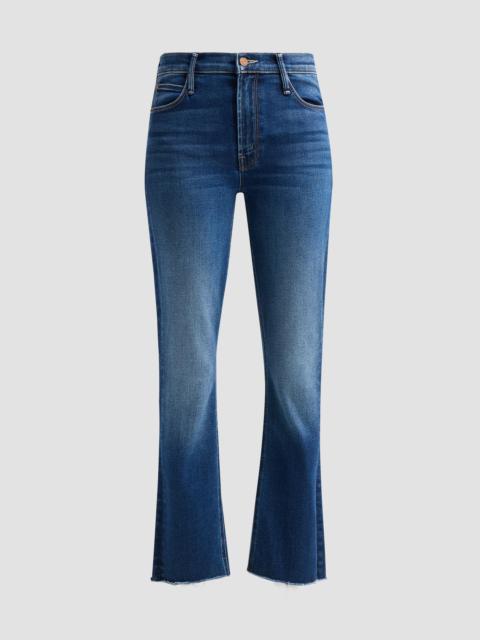 MOTHER Women's Dazzler Mid-Rise Ankle Fray Jeans - Taking Chances