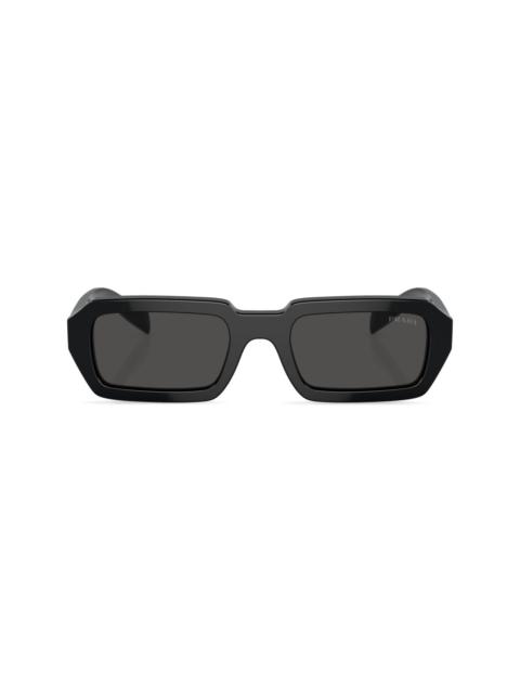 logo-lettering rectangular sunglasses
