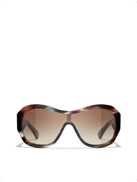 CHANEL Shield Sunglasses