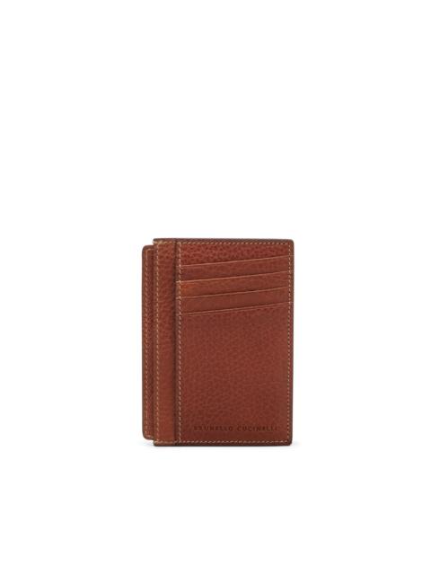Brunello Cucinelli logo stamp cardholder