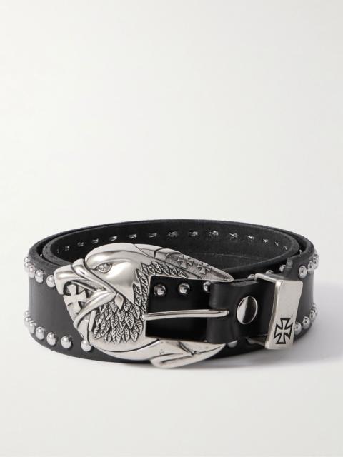 Enfants Riches Déprimés Studded Leather Belt Black