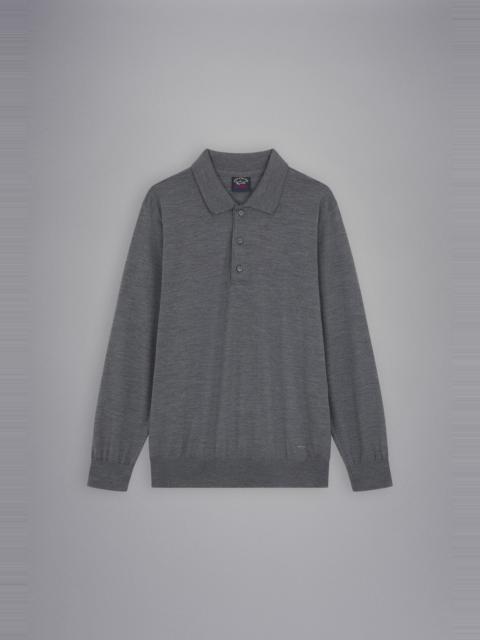Paul & Shark EXTRA-FINE MERINO WOOL POLO