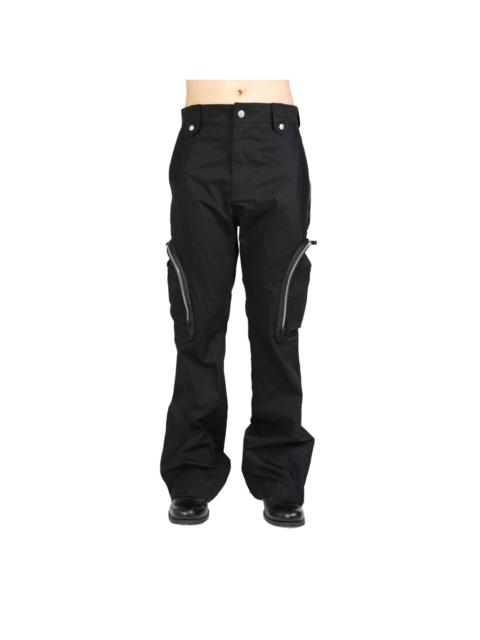 flared cargo trousers