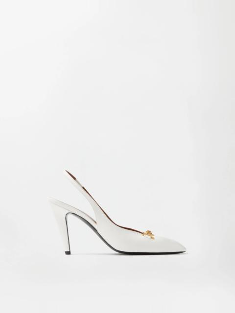 VERSACE Clelia Nappa Slingbacks 90 mm