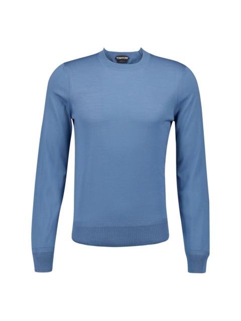 merino wool crew-neck sweater