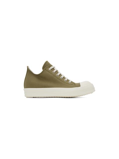 Rick Owens DRKSHDW Khaki Luxor Low Sneakers