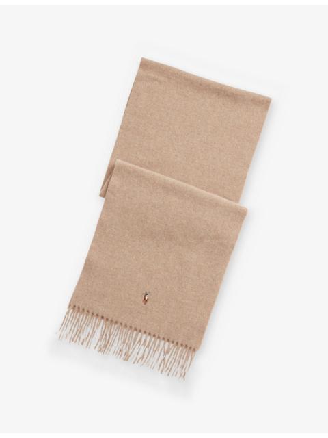 Polo Ralph Lauren Fringed Wool Scarf