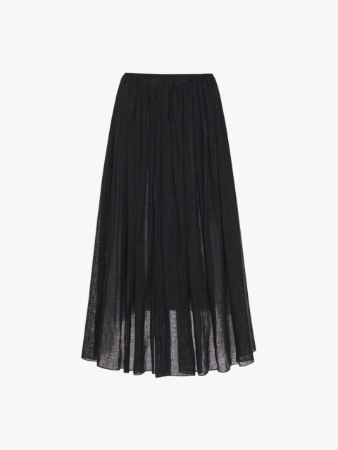 The Row Cayden Skirt in Linen