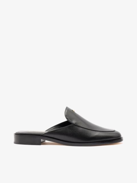 Larroudé Margaux Mule Black Leather
