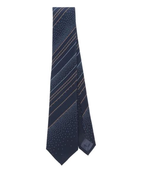 EMPORIO ARMANI Introducing the 'PATEN TIE', a sophisticated accessory by EMPORIO ARMANI. Crafted from premium mater