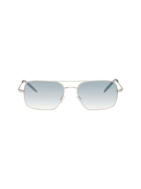 Oliver Peoples Silver Victory II Sunglasses
