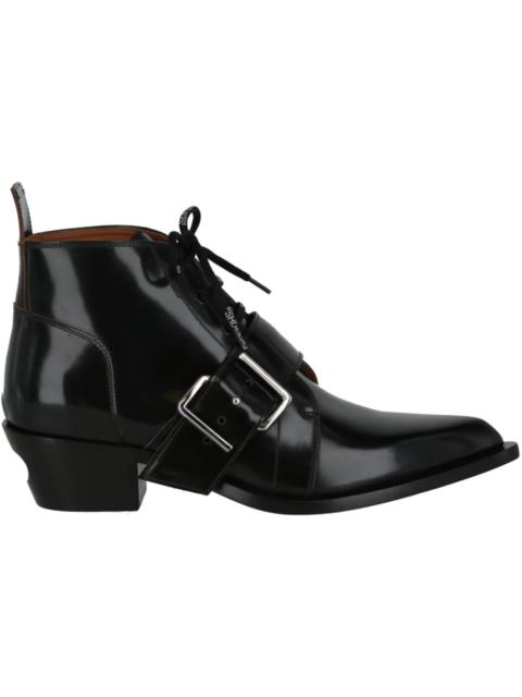 Off-White OFF-WHITE Leather Ankle Boot Black