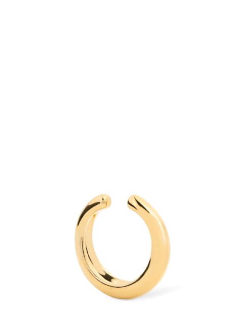 TOM WOOD Slim gold mono ear cuff
