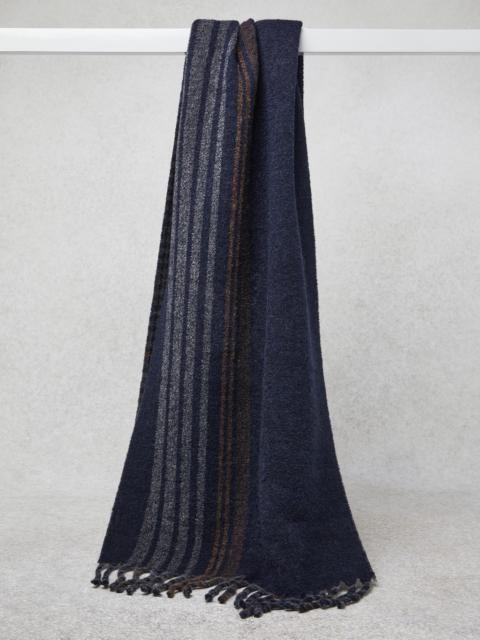 Brunello Cucinelli Checked alpaca scarf