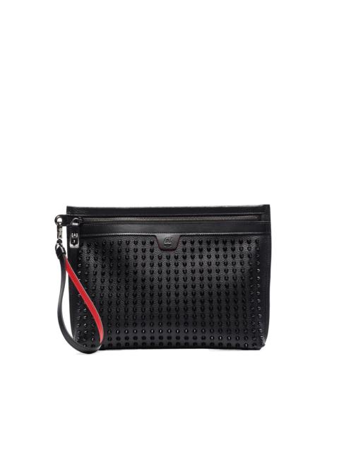 Citypouch studded clutch bag