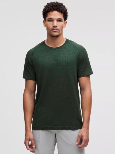 lululemon Metal Vent Tech Short-Sleeve Shirt *Glow Stripe