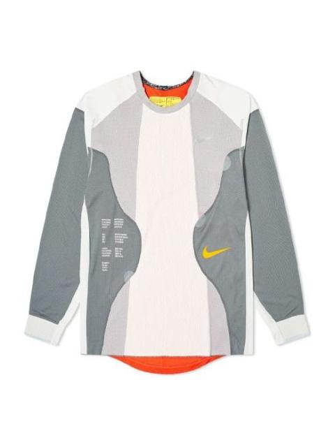 Nike Nike Mens ISPA Dri-Fit Long-Sleeve Top 'Grey Summit White Red' CK4988-021