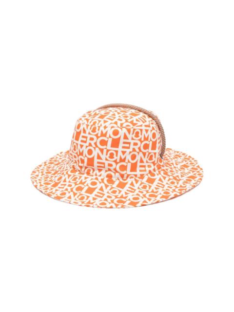 Moncler all-over graphic-print sun hat