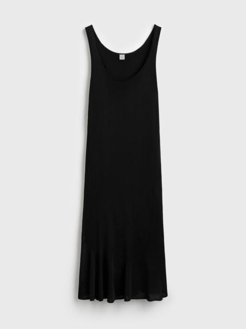 TOTEME Fluted hem dress black