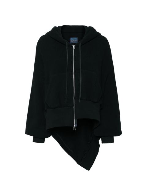 Yohji Yamamoto high-low hem oversized hooide